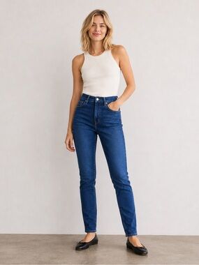 J. Crew Toothpick Stretch Skinny Jeans - Blue
